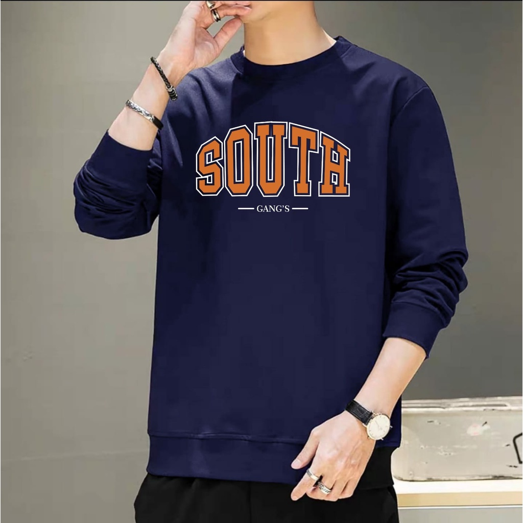 AMOSJKT28.ATASAN LENGAN PANJANG/BAJU PRIA WANITA/JUMPER/SWEATER S0UTH