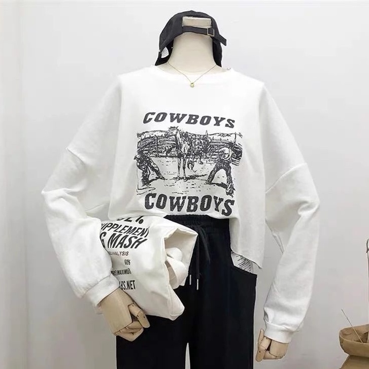 Public - Cowboys Sweater Oversize - Sweater Oversize Wanita