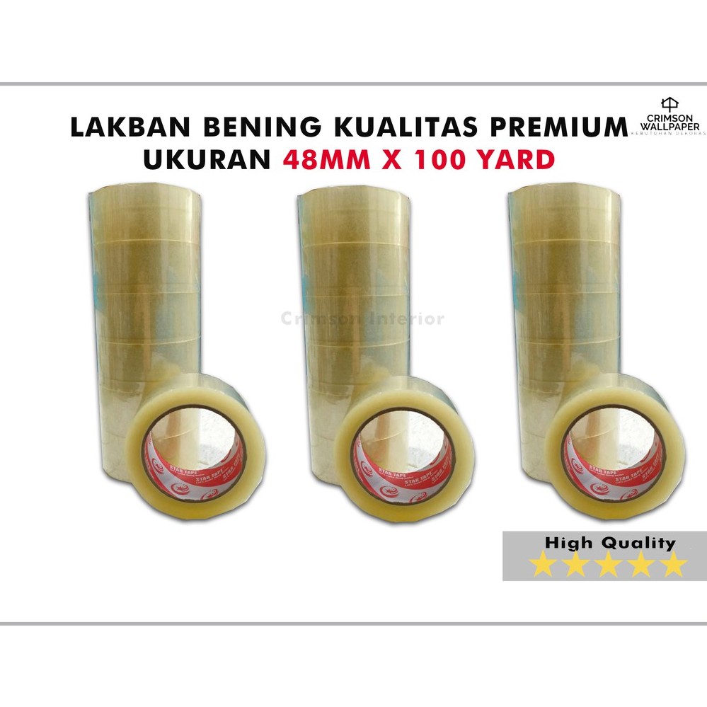 

LAKBAN BENING 100 YARD KUALITAS PREMIUM