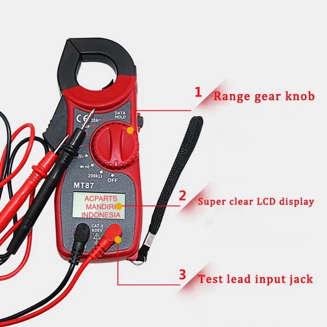 DIGITAL CLAMP METER TANG AMPER BAGUS BERKUALITAS ( SMC-87 )