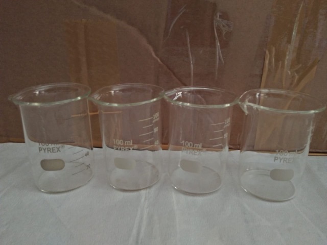 BEAKER GLASS 50ML RRC / BEAKER GELAS KIMIA UKUR KACA 50ML PYREX