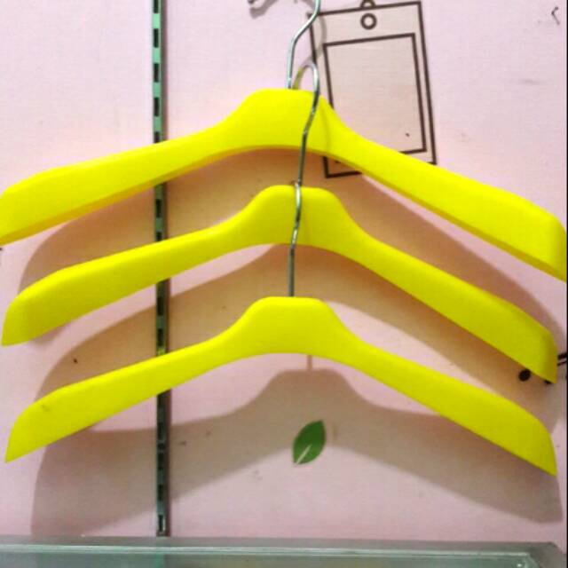 Hanger Gantungan Baju Jas Kemeja Bahan Plastik Tebal
