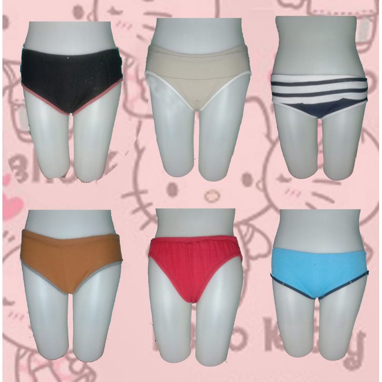 Celana dalam wanita/pria. 6 pcs