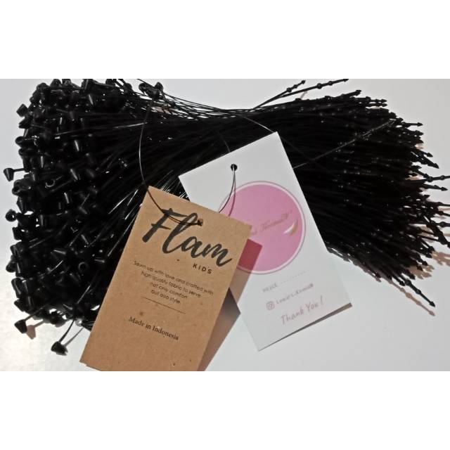 

Tali hangtag loopin hitam 500pcs
