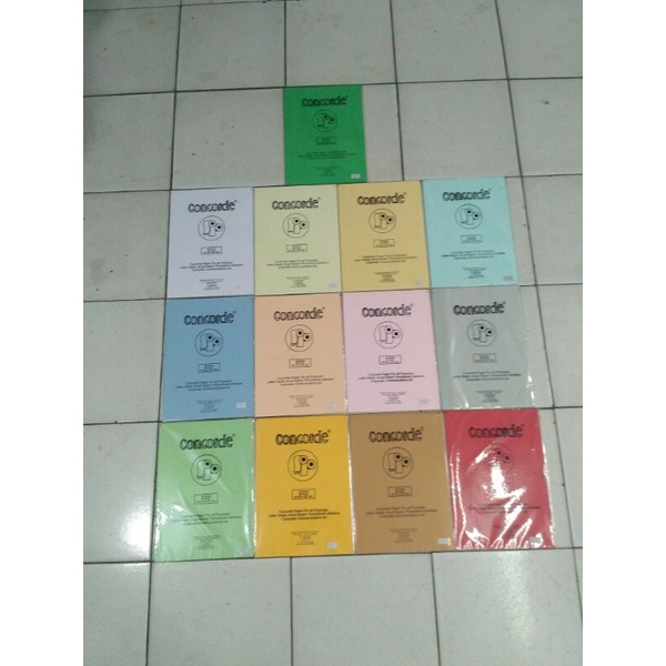 Jual Kertas Concorde A4 90 Gram 1 Pack Isi 20 Sheets Shopee Indonesia