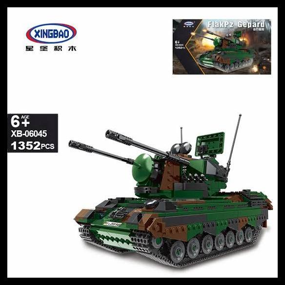 Lego Xingbao Bricks Xb-06045 Kendaraan Tank Military Senjata Tempur Kode 407