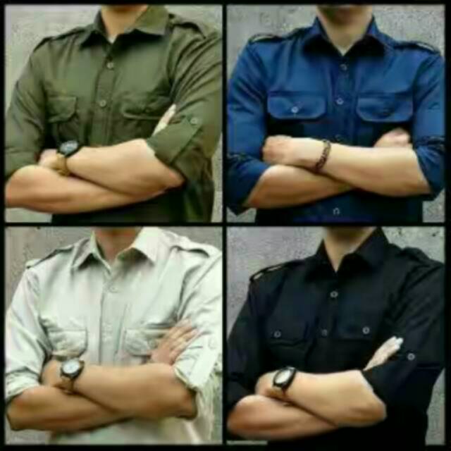 Kemeja tactical police..kemeja lapangan...