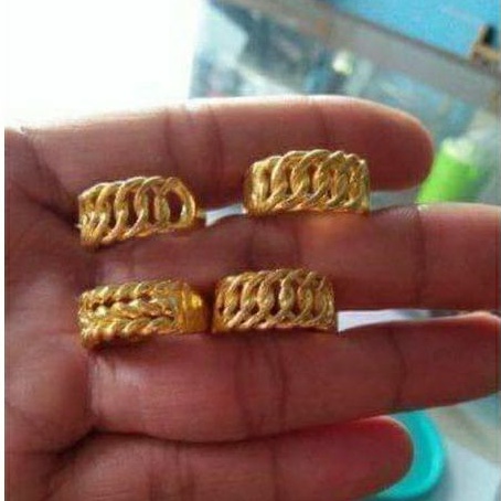 Cicin Stengah Rante Emas LM/London 24K kadar 99,99%