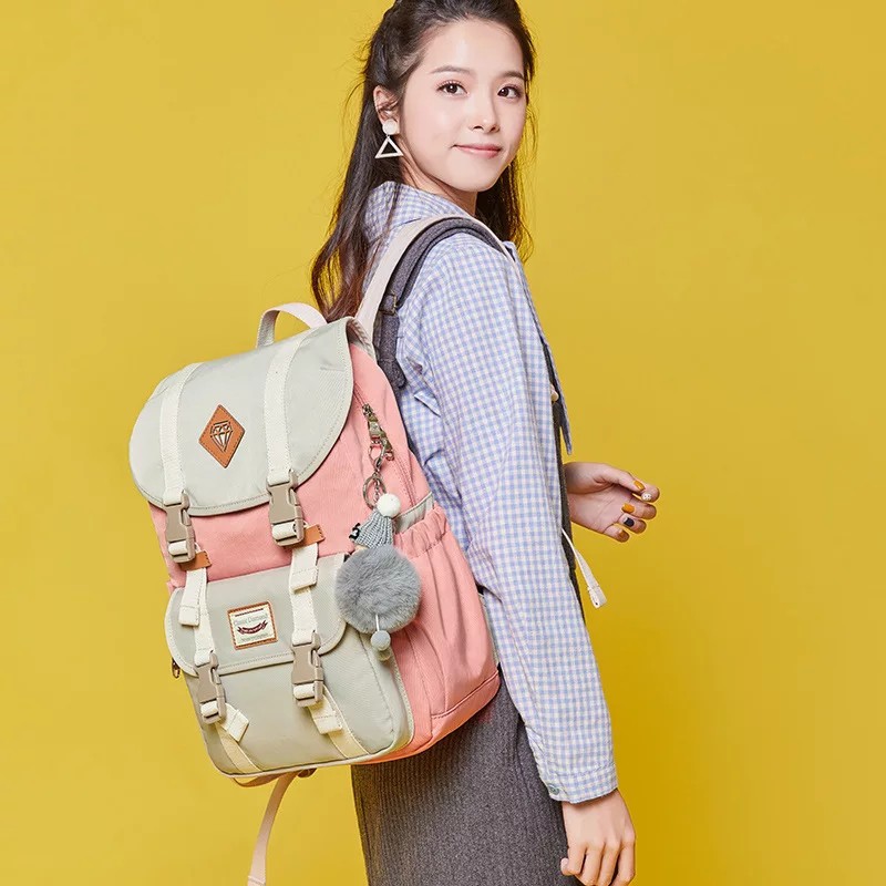 [COD] Ransel Clasic Wanita Remaja Sekolah SMP &amp; SMA / Tas Ransel Sekolah Murah / Tas Ransel Sekolah