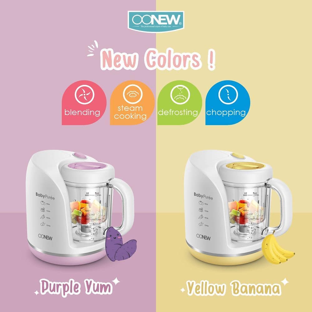 Oonew 4 in 1 baby food processor