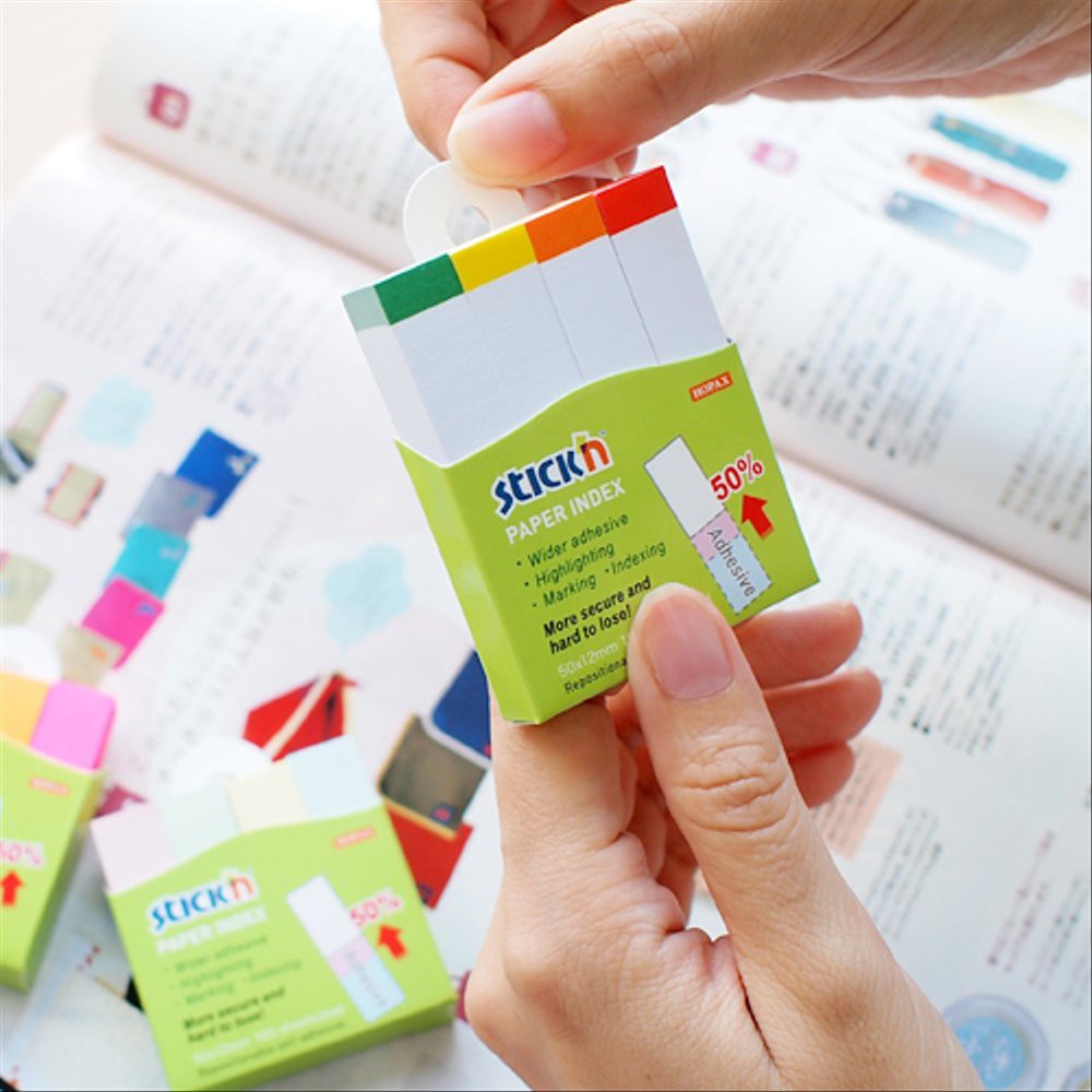 

Lucu Sticky Note Hopax Paper Index 50x12 mm - 21611 Printed Tab memo pocket Diskon