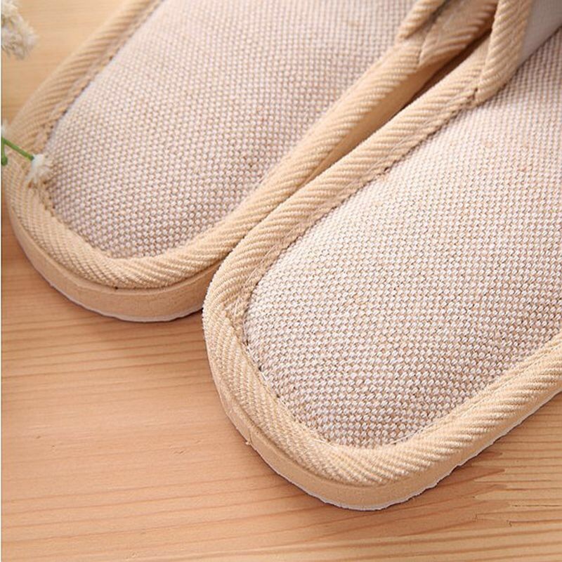 Sandal Hotel Selop Indoor LINEN kualitas tinggi Sangat Nyaman, kaki cepat kering setelah mandi, Sandal mandi bahan kain, Sendal Indoor dalam ruangan, Sandal Hotel, Spring slop Women men Linen Indoor Floor Female male