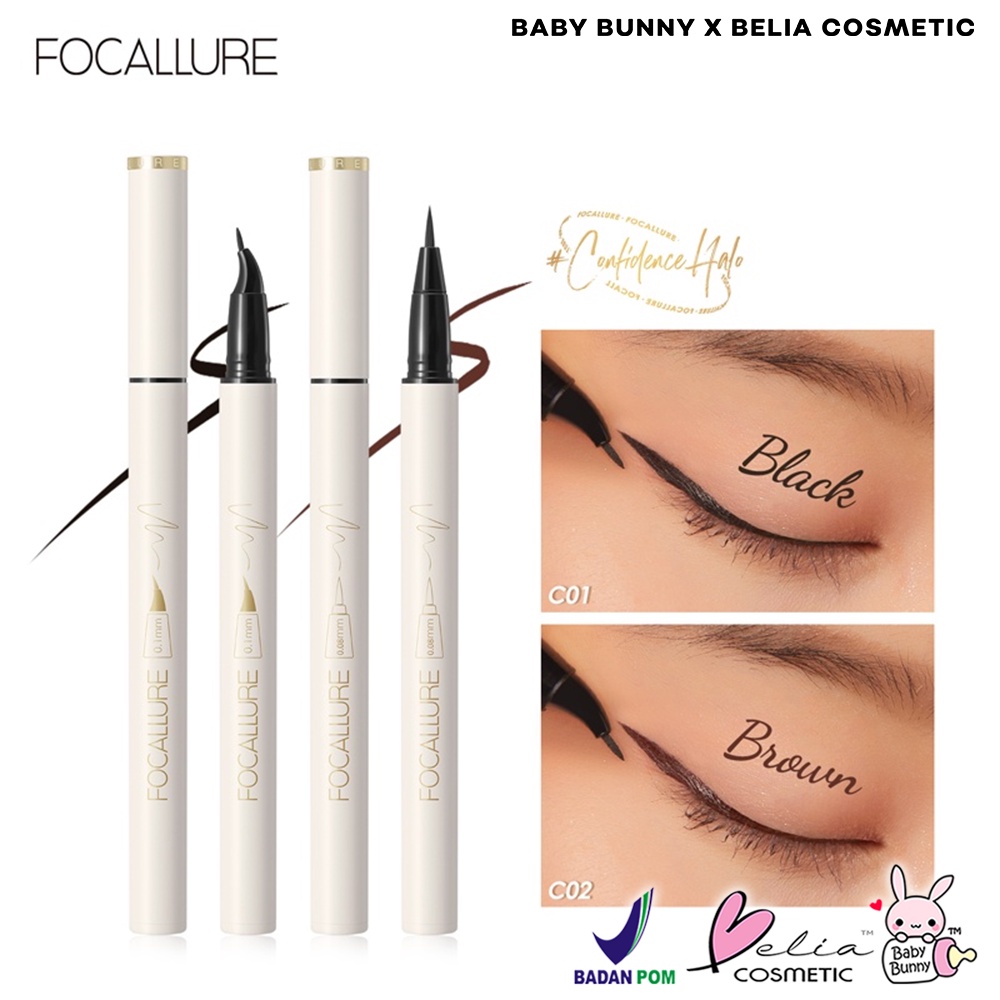 ❤ BELIA ❤ FOCALLURE Lasting Waterproof Liquid Eyeliner FA200 | Eye liner | Waterproof | Kosmetik Mata | BPOM