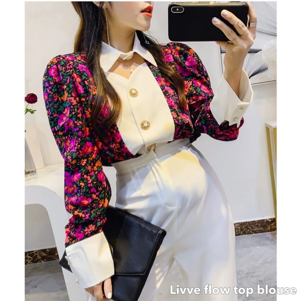 Livve flow top blouse -Thejanclothes