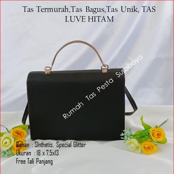 Tas Termurah,Tas Bagus,Tas Unik,TAS LUVE HITAM