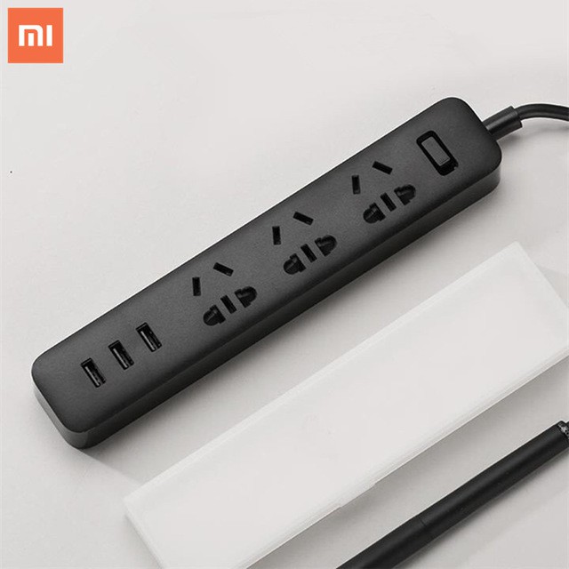 Stop Kontak Xiaomi Mi Smart Power Strip Colokan Adapter 3