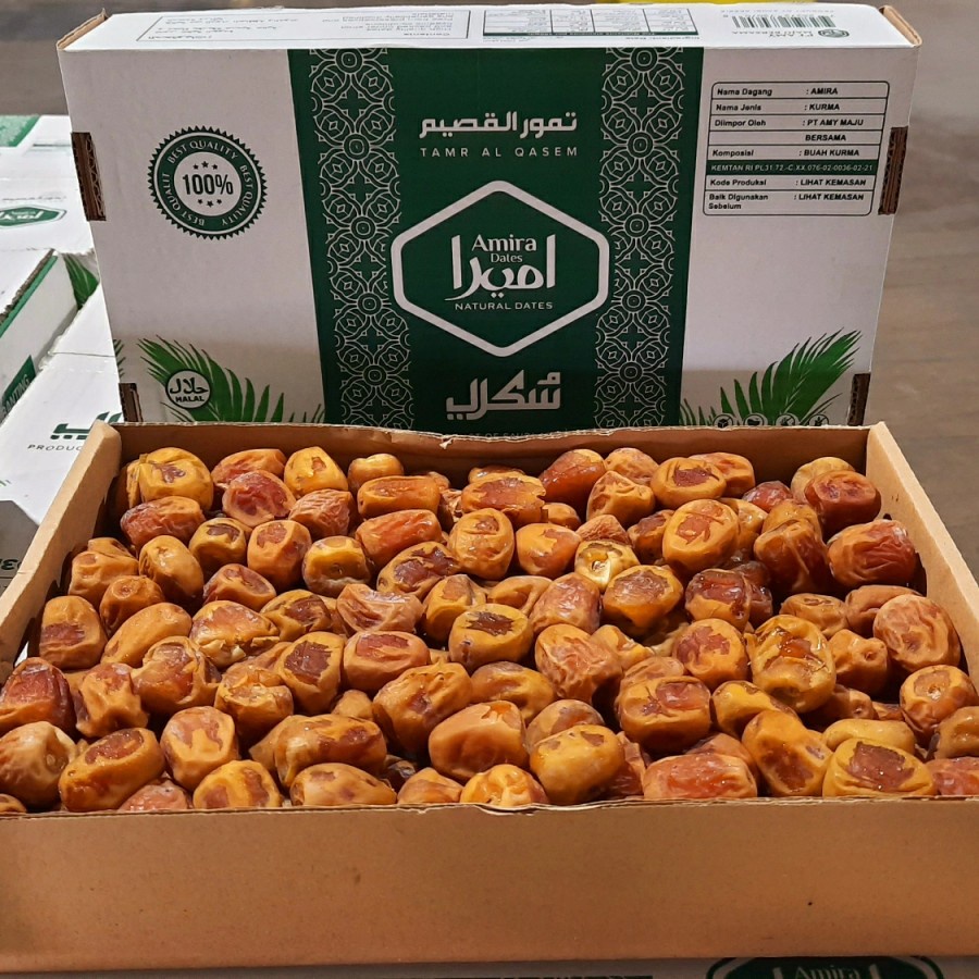 

Kurma Sukari Amira 3 Kg Grade A Premium Dates - Kurma Sukary Saudi