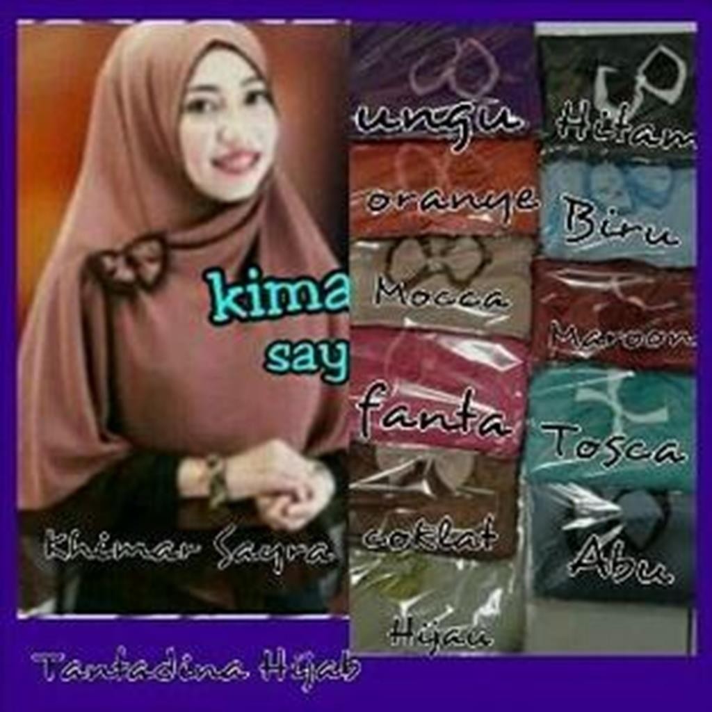 Khimar Sayra Bobal 2Tone / Khimar Sayra Bobal