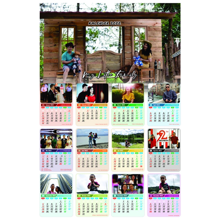 

Kalender karakter 2022
