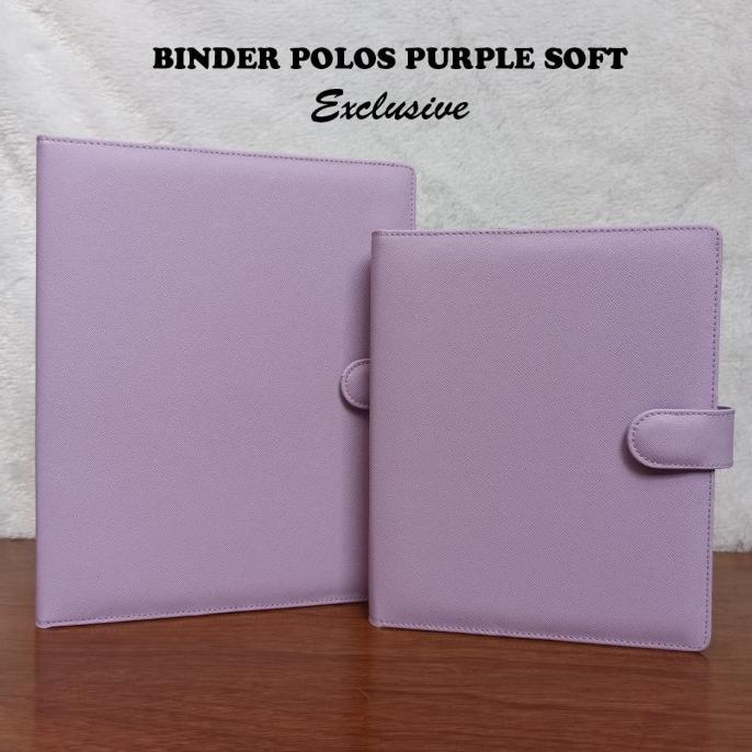 

READY COD BINDER POLOS EXCLUSIVE WARNA PURPLE SOFT A5 DAN B5 PROMOKode 2809