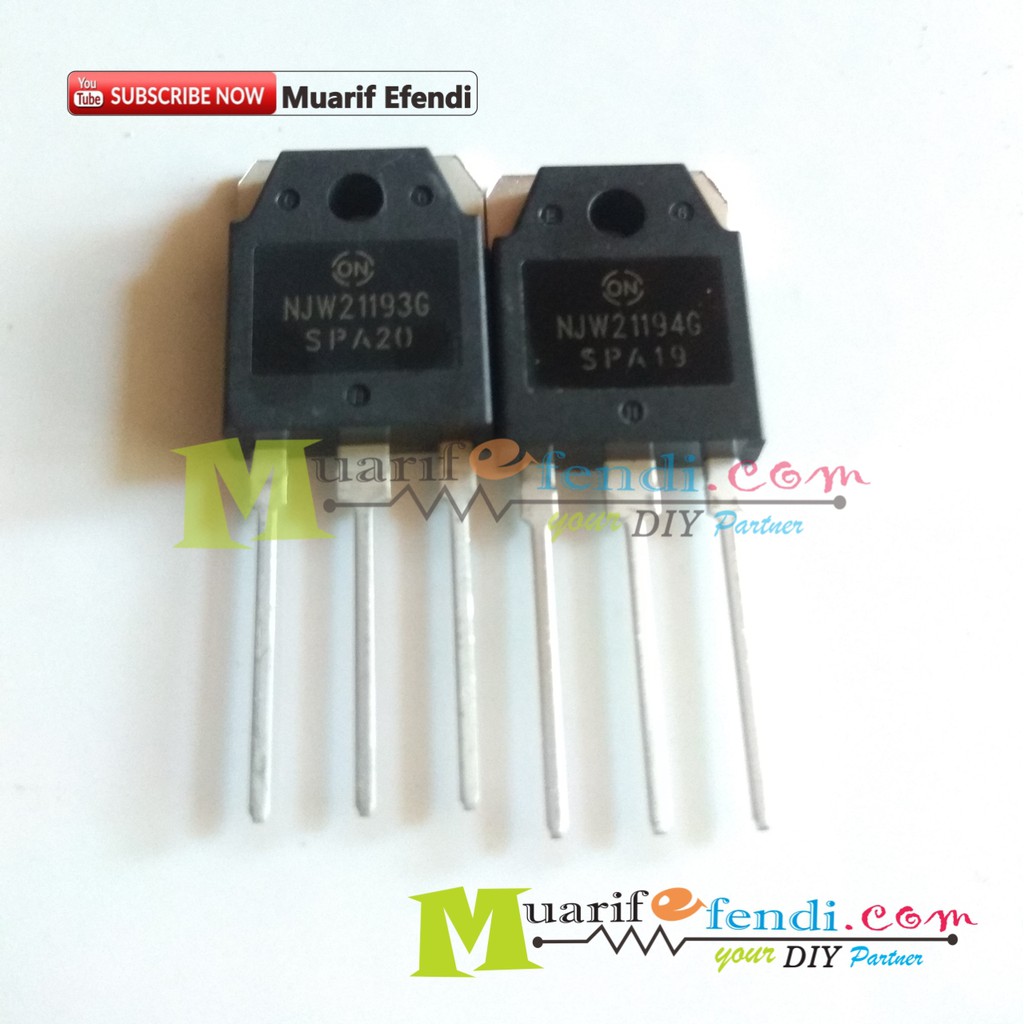 TRANSISTOR FINAL ORIGINAL NJW 21193 21194 HARGA 1 SET NJW21193 NJW21194