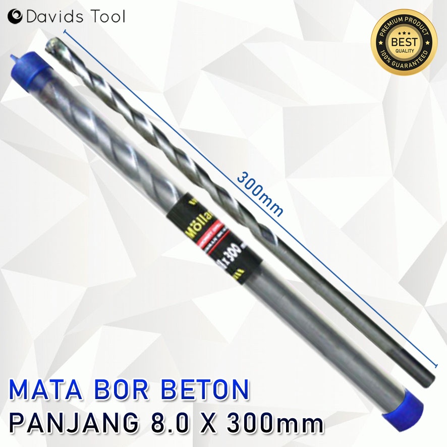 Mata Bor Beton Panjang Mollar 6 8 10 12 14