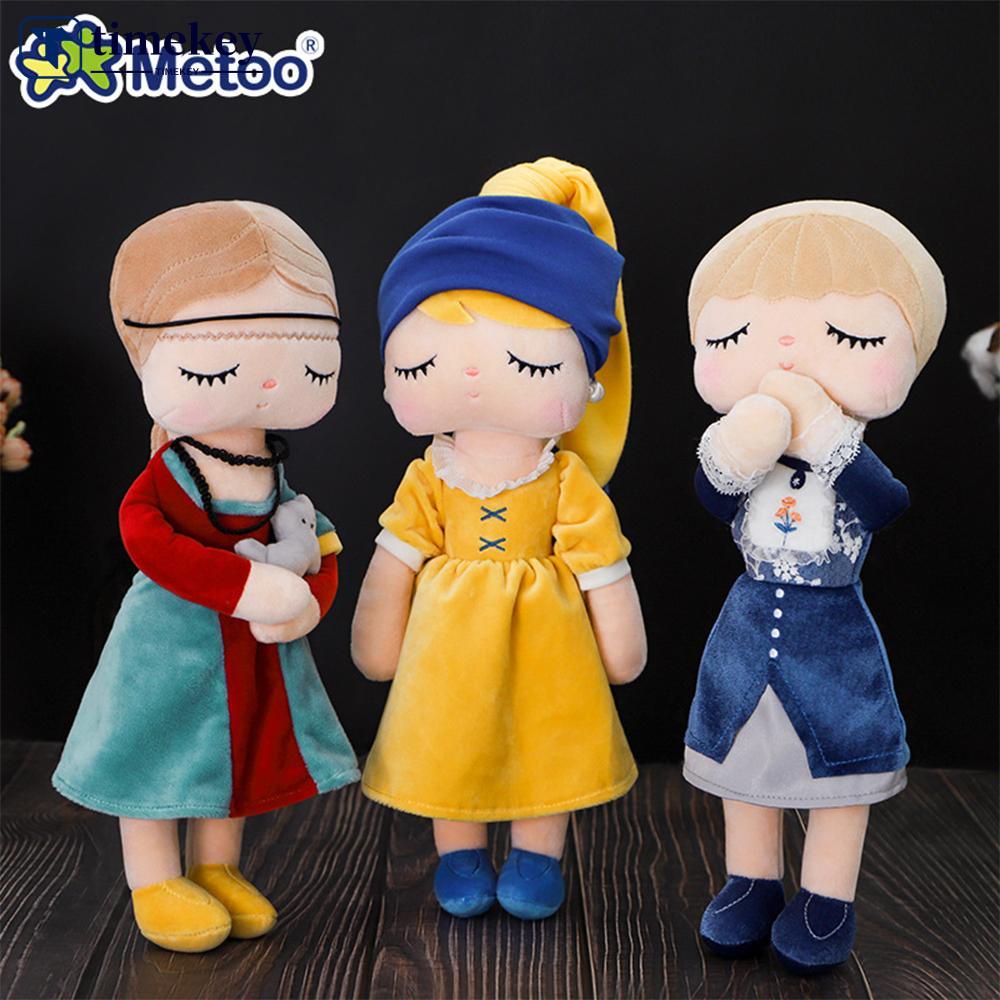 Timekey Metoo Mainan Boneka Plush Seri Lukisan Terkenal Kartun Untuk Hadiah Ulang Tahunnatal L3S1