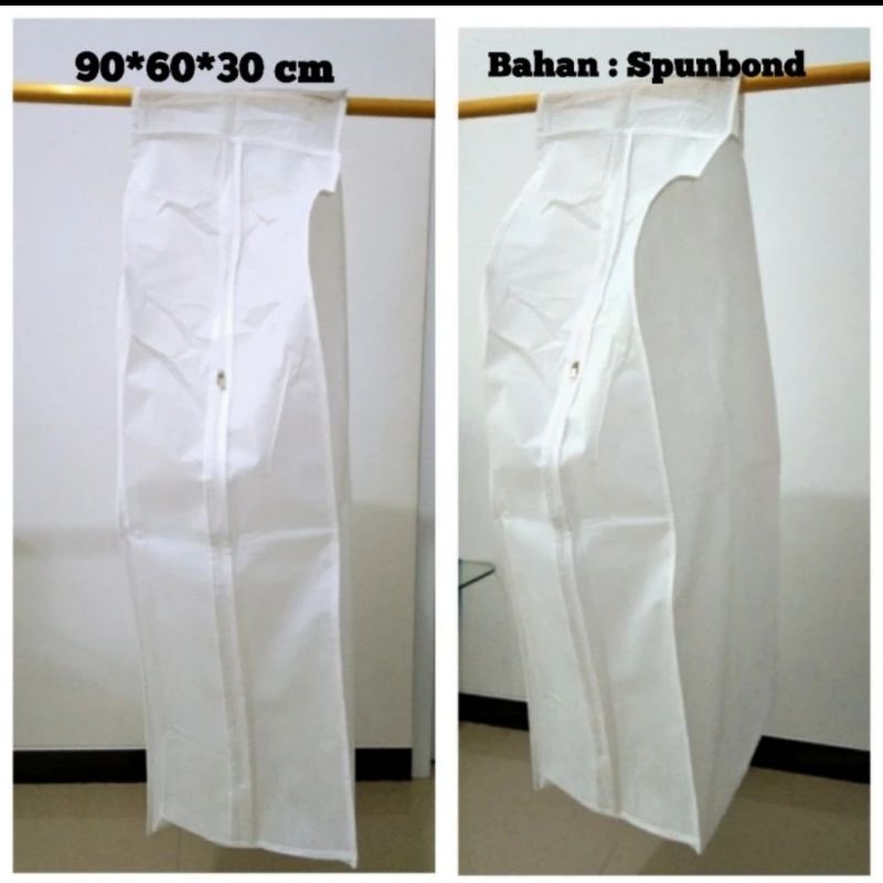 Cover Pelindung Baju Pakaian Anti Debu Penutup Pakaian Baju Jas