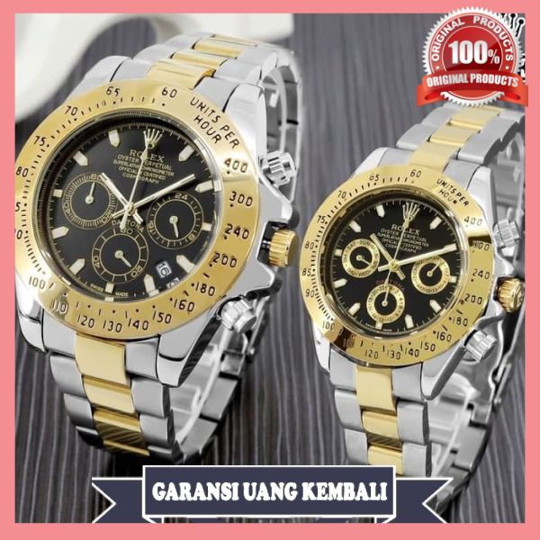 Jam Tangan Couple Rolex Premium Limited Edition Simple