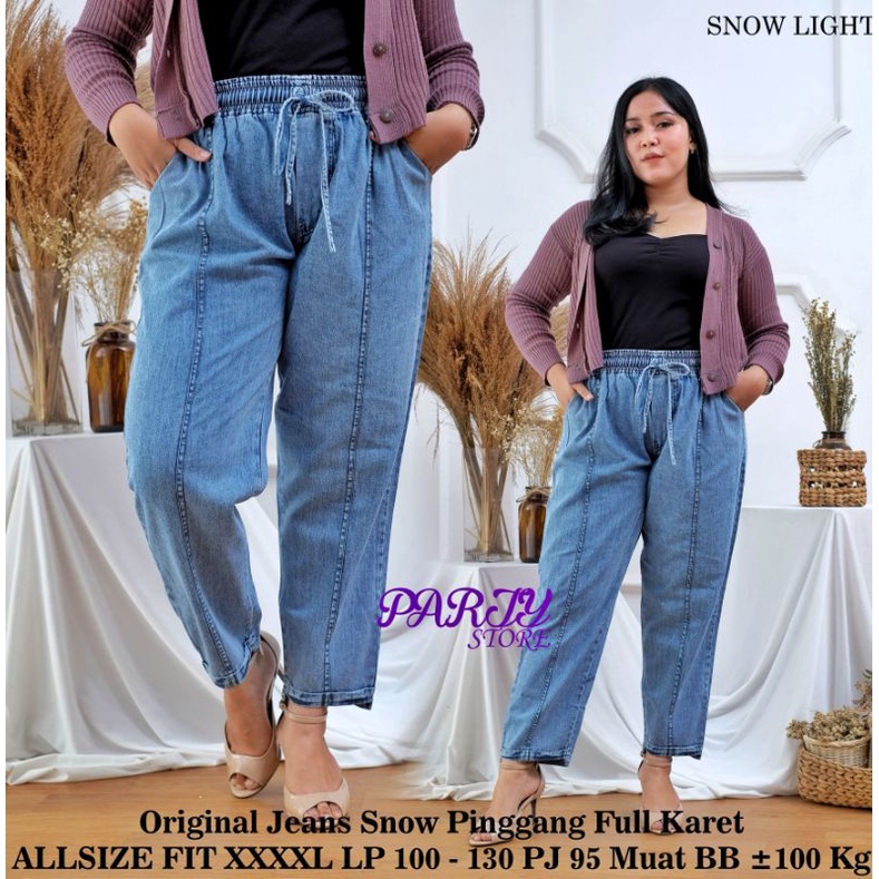 Celana Boyfriend baggy pants super jumbo Lp 130cm