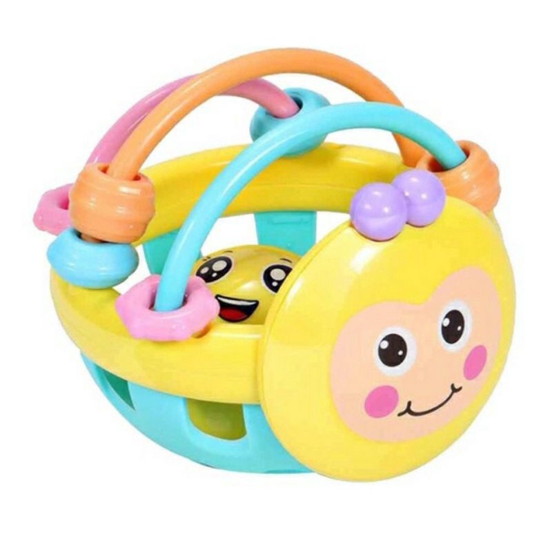A-018 | MAINAN BAYI BOLA LEBAH/KERINCINGAN ANAK LEBAH/MAINAN GENGAM BAYI/MAINAN EDUKASI ANAK BAYI-1
