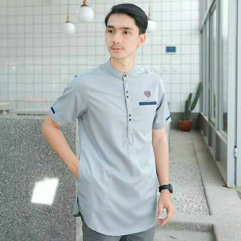 BAJU KOKO KURTA DEWASA/LENGAN PENDEK/KOKO PAKISTAN ADEM SERAP KERINGAT Bisa cod