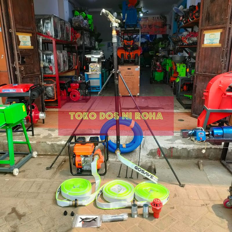 Paket Sprinkler Big Gun Sime Jolly Italia Komplit Selang 90M Siap Pakai  Full Set
