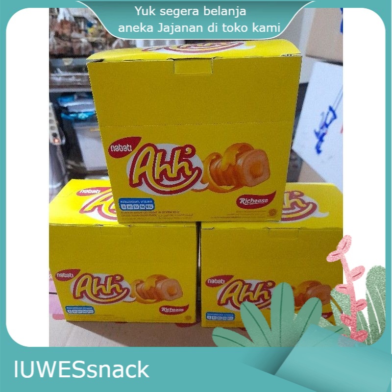 

nabati ahh isi 20pcs-jajan coklat-makanan ringan-jajan anak-jajan kekinian-camilan-snack ringan