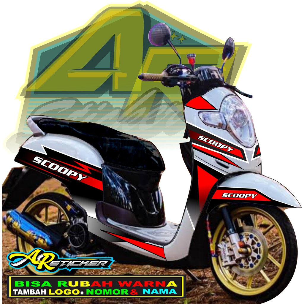 Decal scoopy Decal Scoopy full body Full Blok Decal Scopy Dekal New Fi 2017 2018 2019 2020 SIMPLE