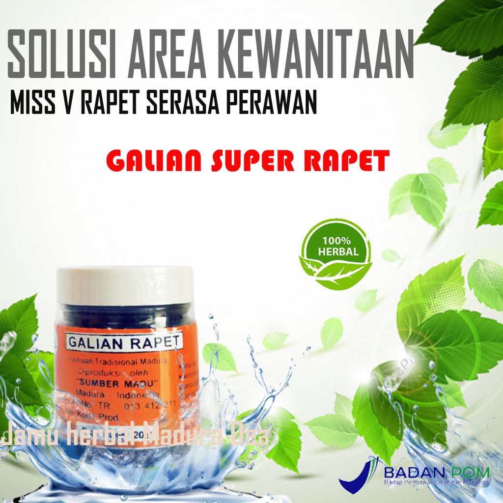 JAMU MADURA GALIAN SARI RAPET OBAT PERAPAT PERAPET RAPET VAGINA RAPET MISS V KEWANITAAN RAPET WANGI