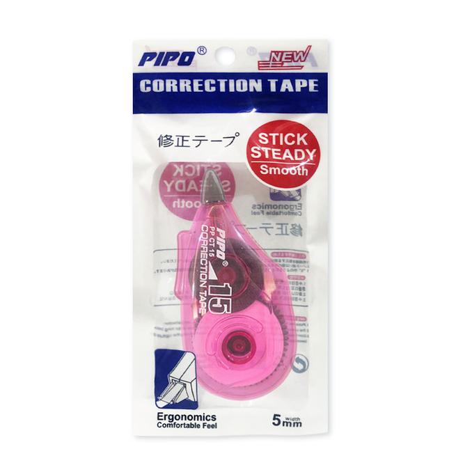 

[Buy1Get1 Ct15 Pink] Pipo Correction Tape Ppct15 Beli 1 Dikirim 2 Pcs