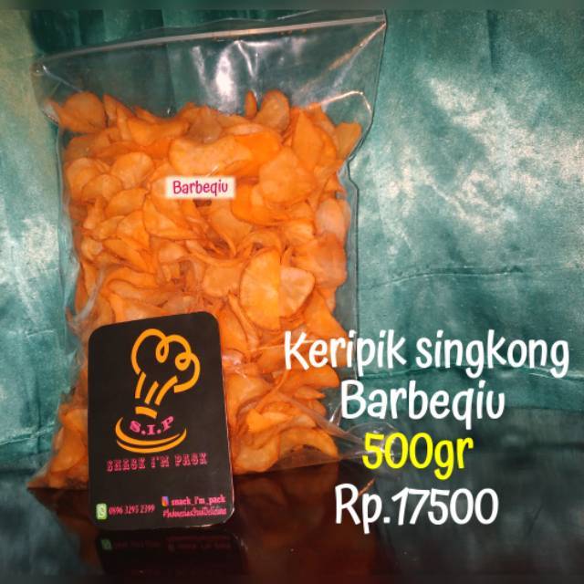 

Keripik singkong BBQ 500gr
