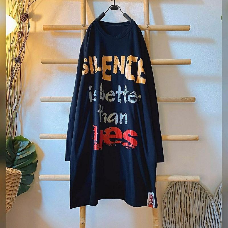 Silence Tunik, TUNIK WANITA JUMBO FIT XXXXL BAHAN KAOS PRRMIUM LD 124-140 TERJUMBO TERMURAH OOTD