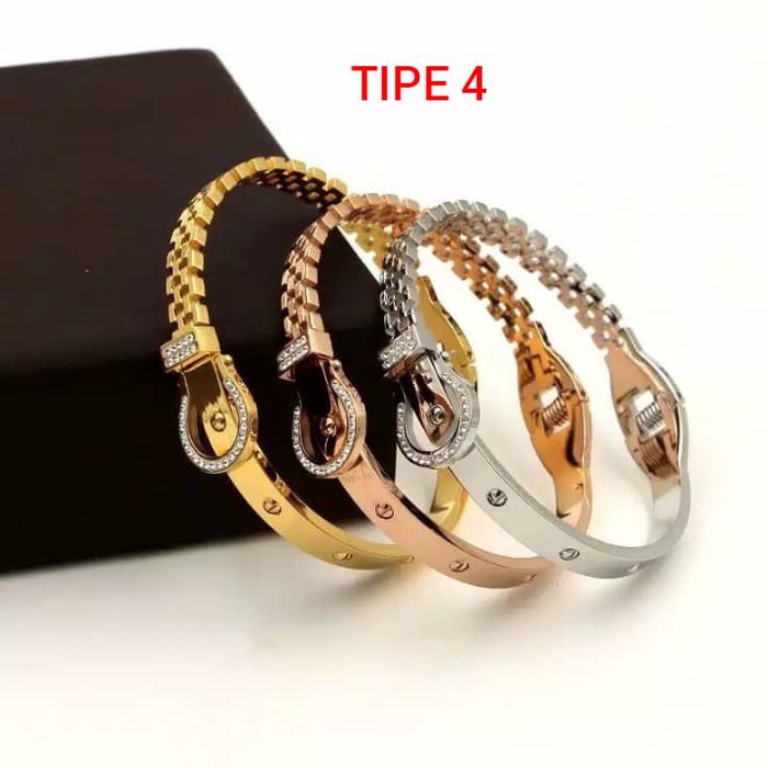 GELANG FASHION PREMIUM ORI TITANIUM ANTI KARAT