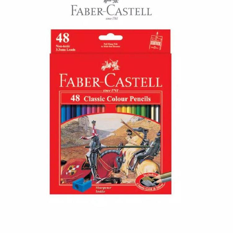 

pensil warna classic colour 48 faber castell AL89 `
