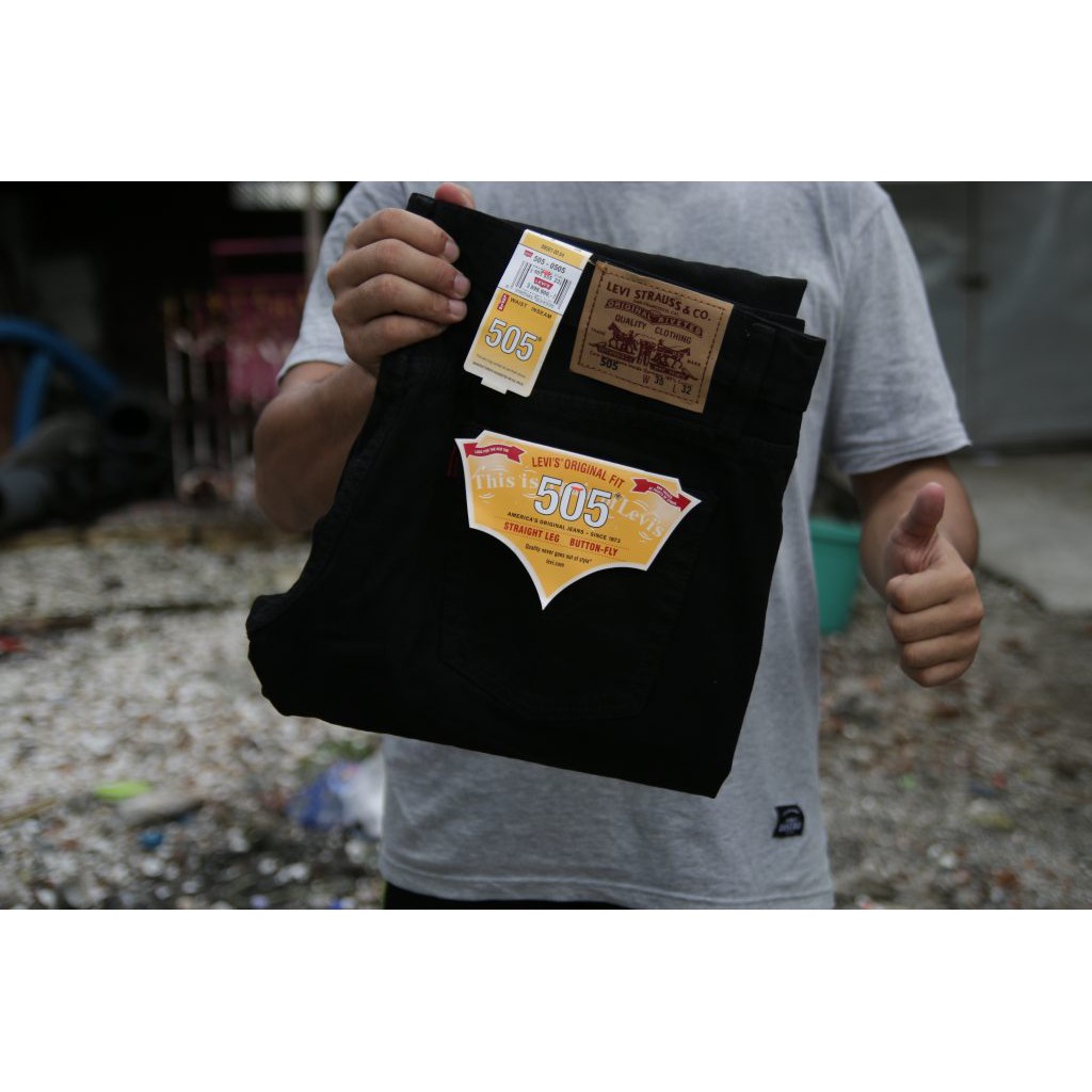 [CELANA LEVIS 505] JEANS PRIA GRADE ORIGINAL DENIM BERKUALITAS SUPER PREMIUM