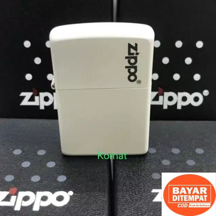 COD Korek Api Zippo Matte KW Super Putih Polos