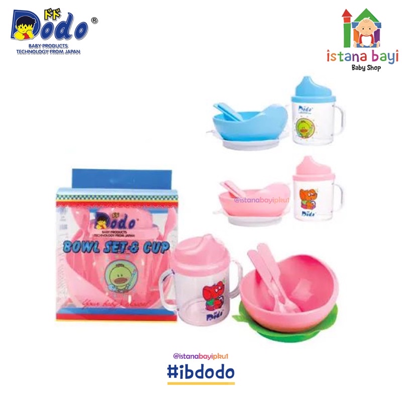 Dodo Bowl Set and Cup - Perlengkapan Makan Bayi