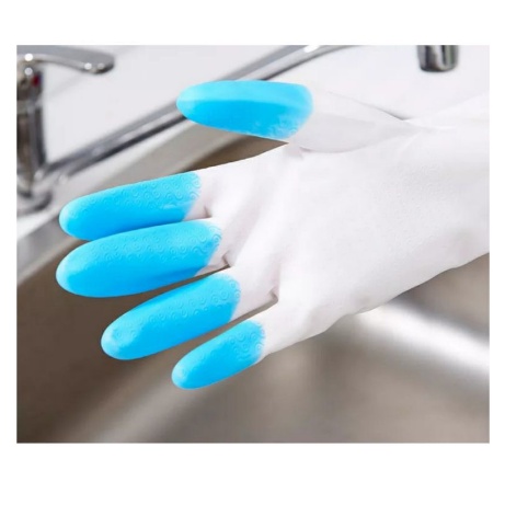 SARUNG TANGAN KARET CUCI PIRING PELINDUNG ANTI AIR SARUNG TANGAN LATEX RUBBER GLOVE [SWEETSPACE]