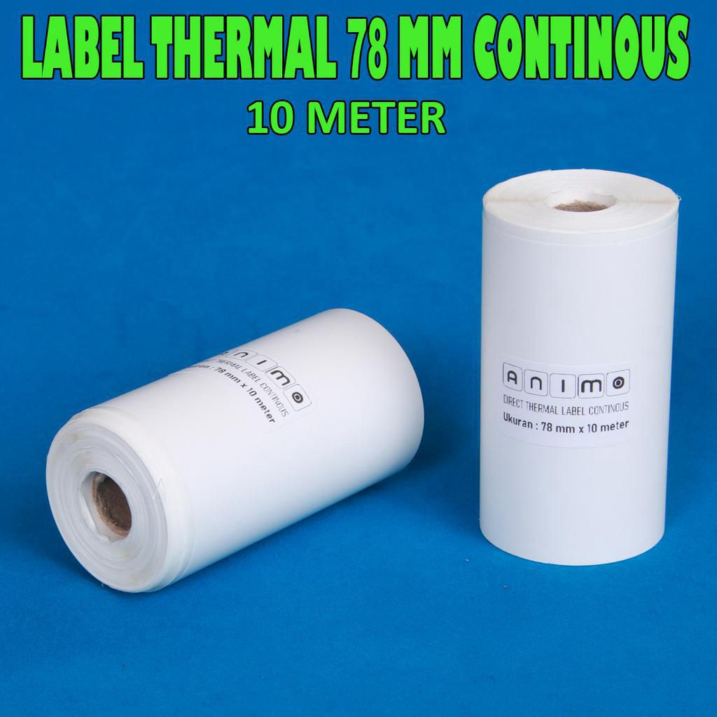 

LABEL THERMAL - STIKER THERMAL CONTINUOUS 78 X 10 METER