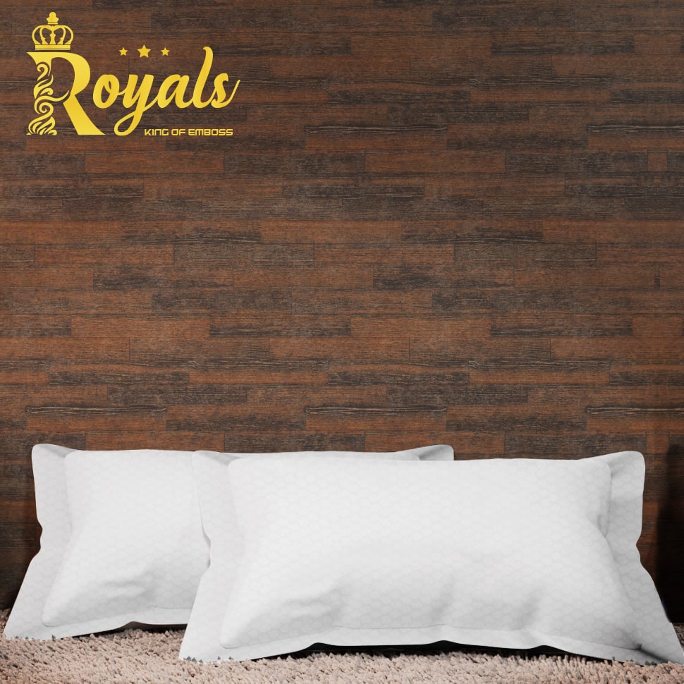 Royals Sprei Jacquard Emboss Uk 160/180 - Putih