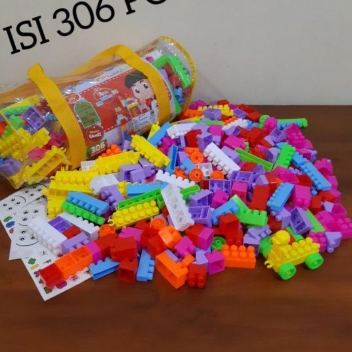 Limited - GROSIR Mainan Block Balok Susun 510 pcs - Mainan Block Lego ..