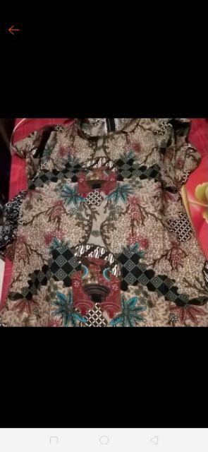 Batik Tunik Shibori Jumputan Terbaru Batik Dolby Dolbi Dobby Doby Tenun Sutra Tulis Halus Katun Atbm