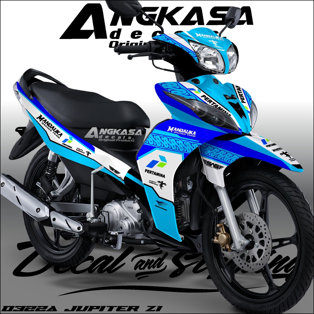 0322a decals stiker fullbody motor jupiter z1 Mandalika - decal variasi sticker motor keren Jupiter 